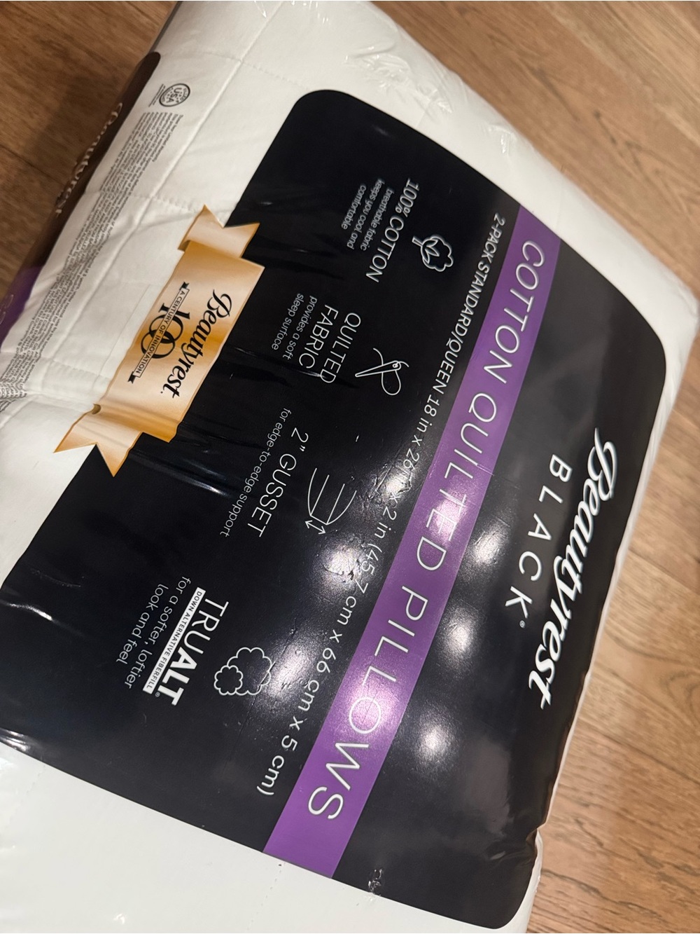 🎉LAST CHANCE🎉BEAUTYREST BLACK
2pk Luxurious Down Alternative Pillows - Picture 7 of 9